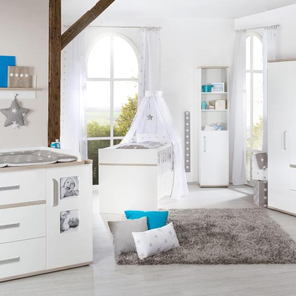 Roba 'Moritz' 3-tlg. Babyzimmer-Set Kommode schmal