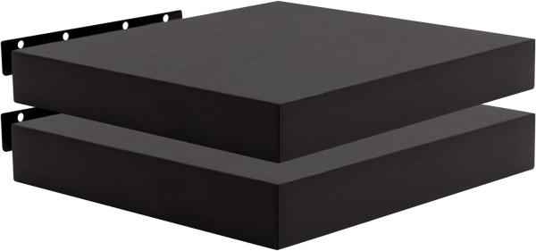 Woltu Wandregal, 2er-Set Wandboard CD DVD Regal Bücherregal Holz Board