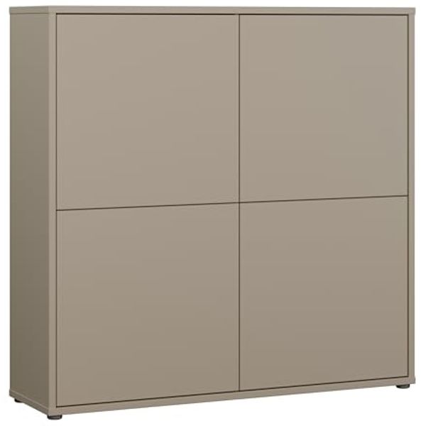 FORTE Highboard, Grifflos,Push to open, Stauraum