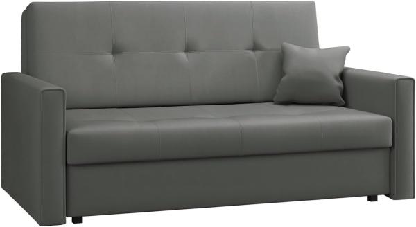 MIRJAN24 Schlafsofa Viva Bis III, mit Bettkasten und Schlaffunktion, inkl. Kissen, 3 Sitzer, Metallfüße