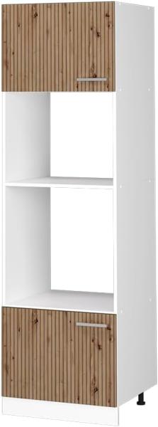 Vicco Mikrowellenschrank R-Line, Artisan-Eiche/Weiß, 60 cm