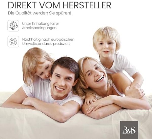 Bettwaesche-mit-Stil Mako-Satin Spannbettlaken natur 200x220cm Bild 7