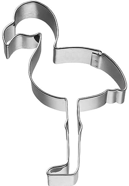 Ausstecher Flamingo 9 cm Edelstahl [PG rot]