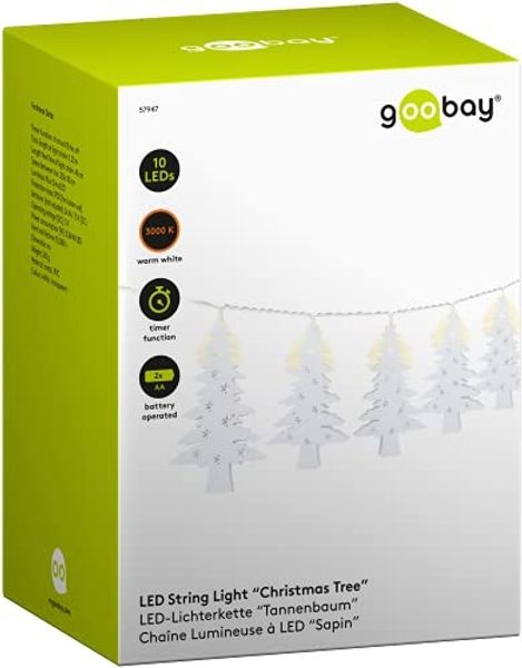 Goobay String Light ''Christmas Tree'' with 10 LEDs