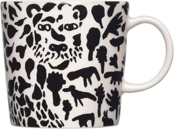 Iittala Oiva Toikka Collection Becher 0.3l Cheetah Schwarz 1060215