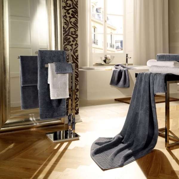 Madison Handtuch 50x100cm grau 500g/m² 100% Baumwolle Bild 4