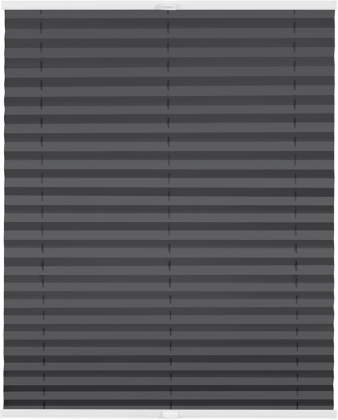 Lichtblick Sonnenschutzsysteme GmbH Thermo-Plissee Ljungby 100 cm x 160 cm (BxL) Anthrazit Tageslicht mit Hitzeschutz; einfache Installation mit Klemmträgern; verspannt