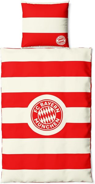 FC Bayern München Wendebettwäsche 100% Baumwolle 135 x 200 cm