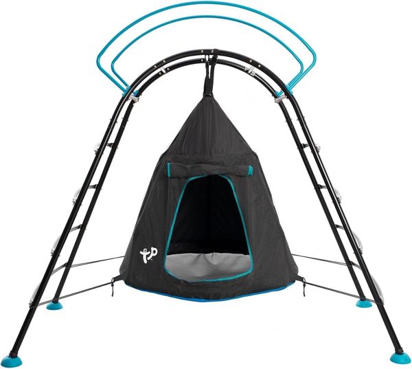 TP Toys 'UFO Höhle', mit Klettergerüst, schwarz 122 x 217 x 201 cm, ab 3 Jahren