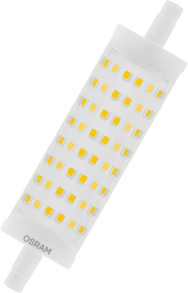 Osram Dimmbare LED Stablampe mit R7s Sockel, LED-Röhre mit 15W, Ersatz für 125W-Glühbirne, Warmweiss (2700K)