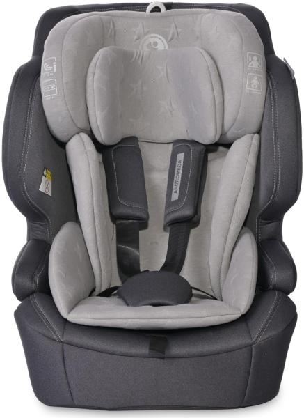 Lorelli Kindersitz Andromeda i-Size (76-150 cm) Isofix, Top Tether, verstellbar hellgrau