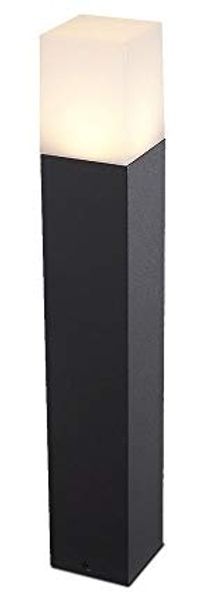 Sockelleuchte, Aluminium schwarz, H 50 cm VT-7614