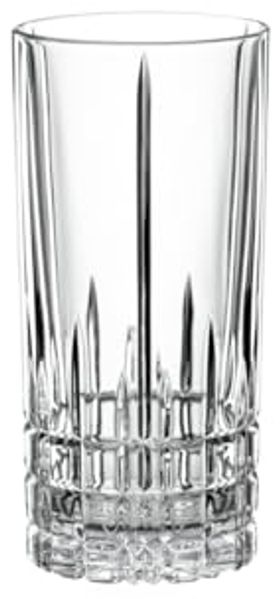 Spiegelau Perfect Serve Ice Cube Set, 2 Longdrinkgläser + Eiswürfelform, Glas, Transparent, 350 ml, 4500279