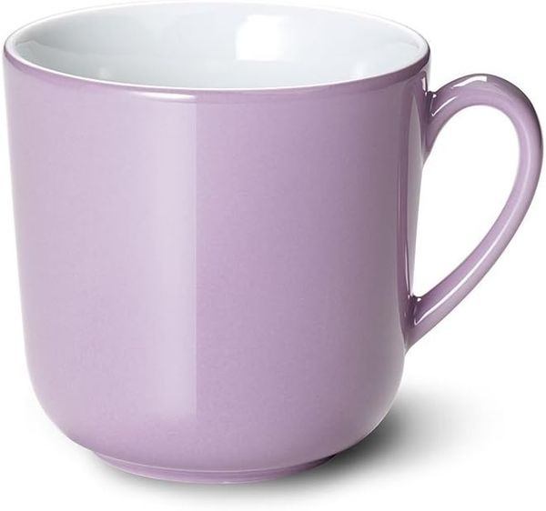 Dibbern Solid Color flieder Becher mit Henkel 0,32 l