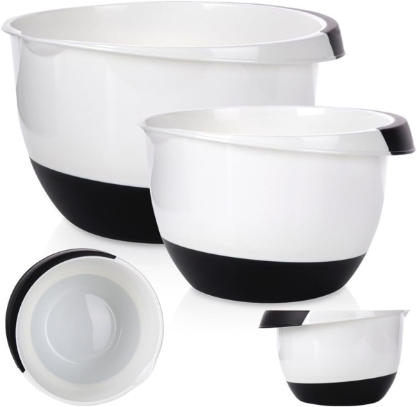 Excellent Houseware Rührschüssel 1x Rührschüssel Set 3,5 & 2,0 Liter, (1-tlg), Schüsselset zum Mischen & Verrühren