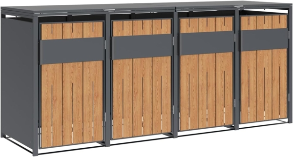 Westmann Varius 4 | Metall Mülltonnenbox 4er |