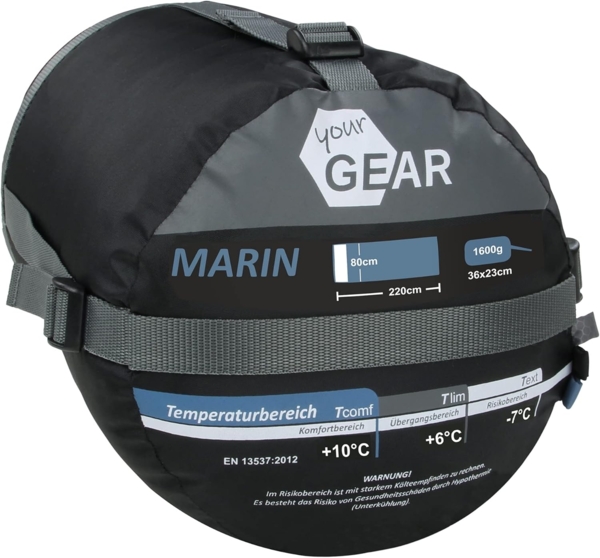 yourGEAR Deckenschlafsack your GEAR Schlafsack Marin -7°C Deckenschlafsack 220x80 cm Bild 2