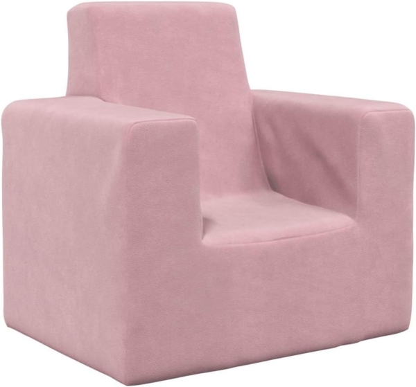 Kindersofa Rosa Weich Plüsch 4104795