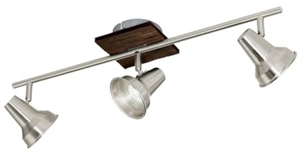 Eglo 95648 Spot Filipina in braun, nickel-matt 3X3,3W L:58cm