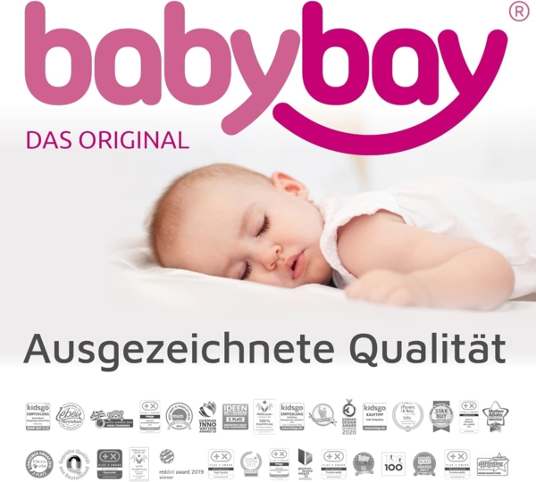 Babybay 'Ultrafresh Piqué' Bettnestchen für Babybay Original taupe/weiß, Sterne Bild 10