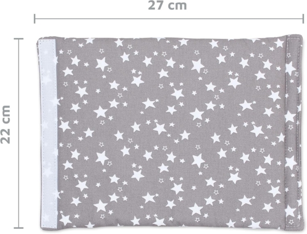 Babybay 'Ultrafresh Piqué' Bettnestchen für Babybay Original taupe/weiß, Sterne Bild 6