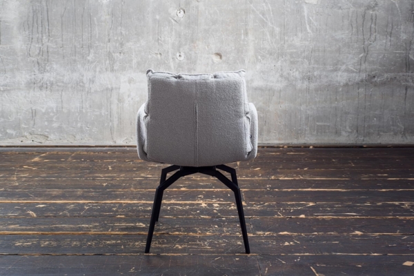 KAWOLA Polsterstuhl BARO (1 St), Esszimmerstuhl Drehstuhl Stoff, mit oder ohne Armlehnen Bild 6