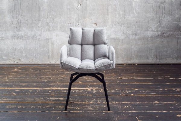 KAWOLA Polsterstuhl BARO (1 St), Esszimmerstuhl Drehstuhl Stoff, mit oder ohne Armlehnen Bild 2