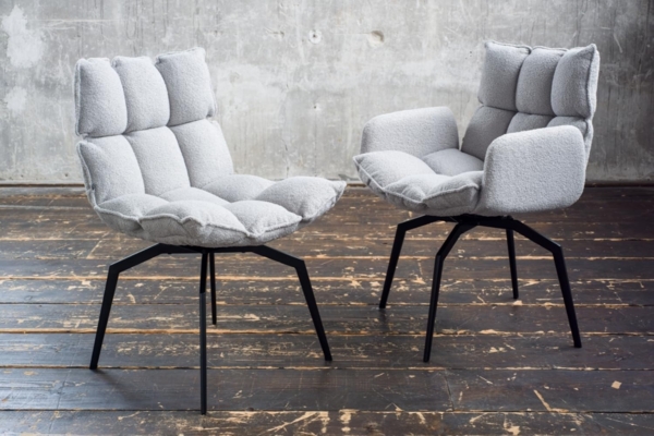 KAWOLA Polsterstuhl BARO (1 St), Esszimmerstuhl Drehstuhl Stoff, mit oder ohne Armlehnen Bild 7