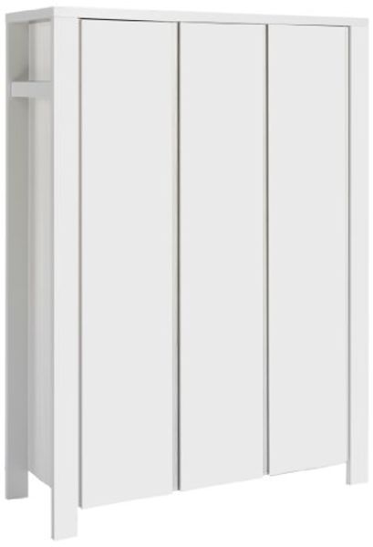 Schardt 'Milano Weiß' Kleiderschrank 3-türig