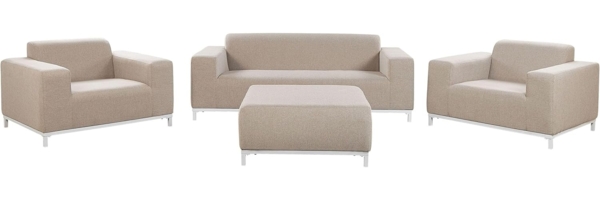 Lounge Set mit Tisch ROVIGO Beige