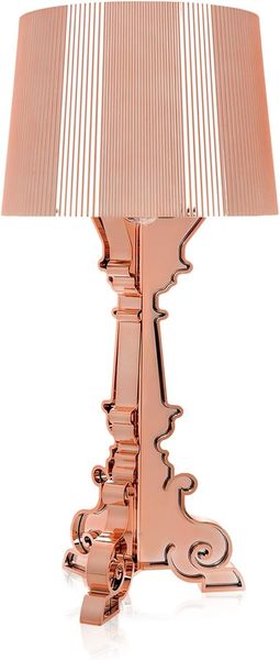 Kartell Bourgie, Tischleuchte, Dimmer, Kupfer