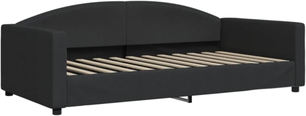 vidaXL Tagesbett Schwarz 100x200 cm Stoff 354118