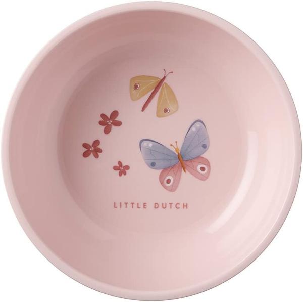 Little Dutch Flowers & Butterflies Bowl Rosa hell