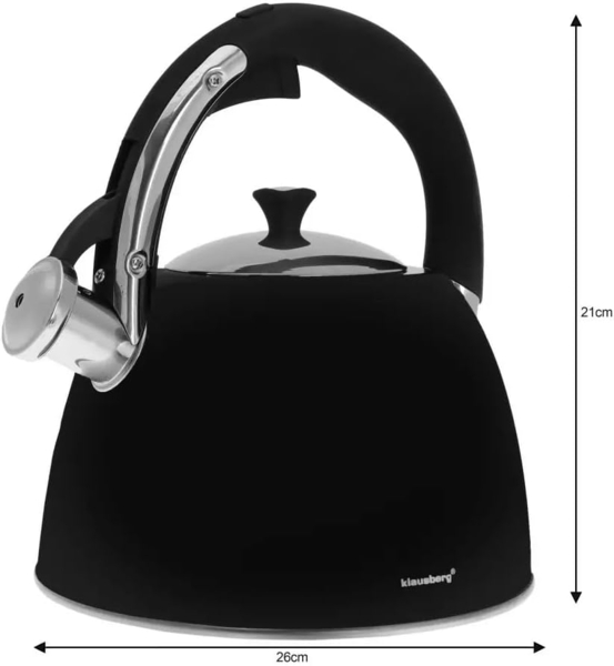 Klausberg Klausberg 3,0 l Wasserkocher aus mattem Stahl KB7194 Bild 5