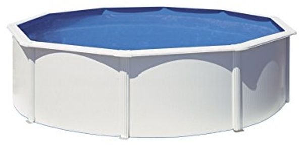 SwimFun Stahlwandpool rund Ø460 × H120 cm– Komplett-Poolpaket für Familien