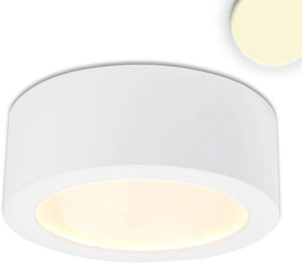 ISOLED LED Aufbauleuchte LUNA 12W, weiß, indirektes Licht, warmweiß