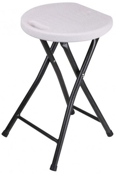 Sunnydays Sitzhocker Klapp-Hocker Klappstuhl Klapphocker Stuhl 30 x 30 x 45 (H) cm (Sitzfläche: 29 x 27 cm), praktischer Tragegriff im Sit