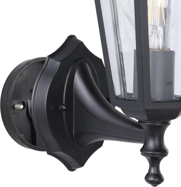 Eglo 22468 Aussenleuchte LATERNA 4 schwarz, E27 max. 1X40W L:16,5cm H:35cm Bild 5