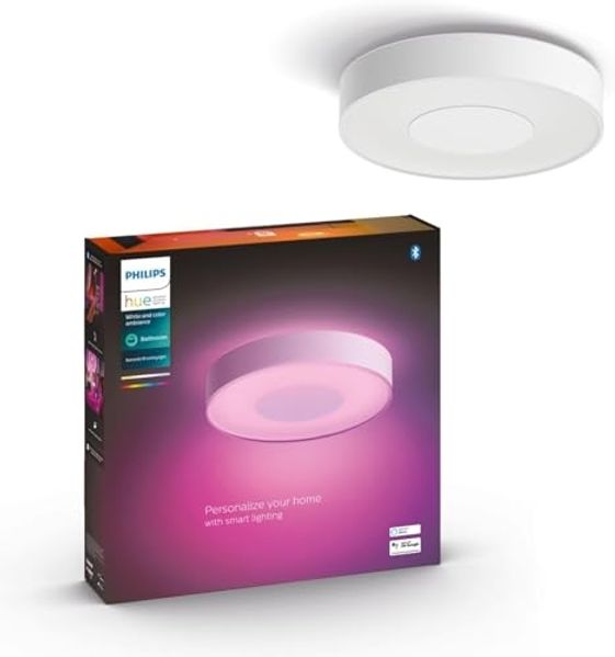 Philips Hue Xamento Medium Bathroom Celliing Light - White