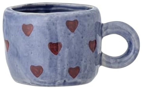 Bloomingville Tasse Bloomingville Nini Tasse, Blau, Steingut, 115 ml, Steingut