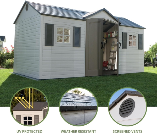 Lifetime Kunststoff Gerätehaus Garten Villa | Bild 2