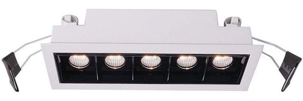 Deko Light Ceti 5 Einbaustrahler LED weiß-matt, schwarz 640lm 2900K >90 Ra 45° Modern