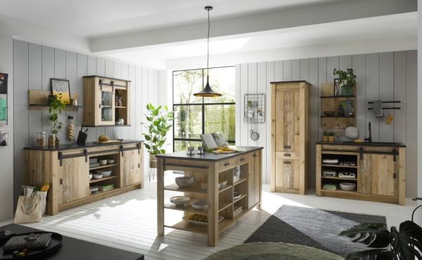 Kücheninsel Stove in Used Wood hell 162 cm Bild 2