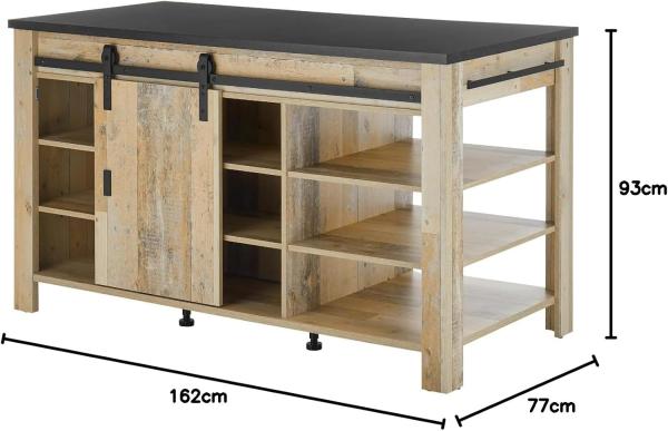 Kücheninsel Stove in Used Wood hell 162 cm Bild 3