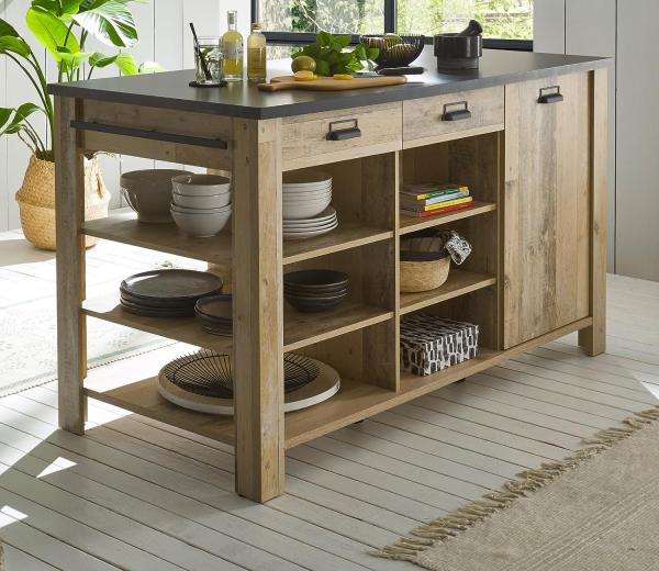 Kücheninsel Stove in Used Wood hell 162 cm Bild 10