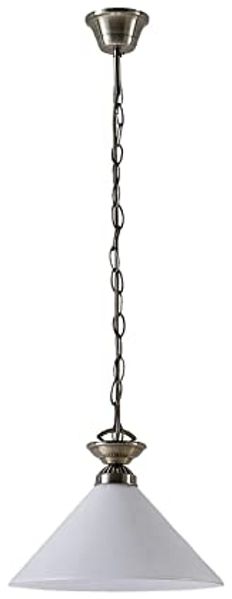 Lindby Hängeleuchte Otis, Glas Bronze IP20, 1 x 60 W