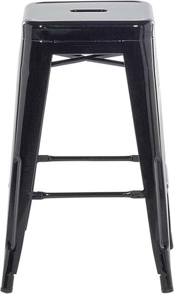 Hocker schwarz Höhe 60 cm 2er Set CABRILLO