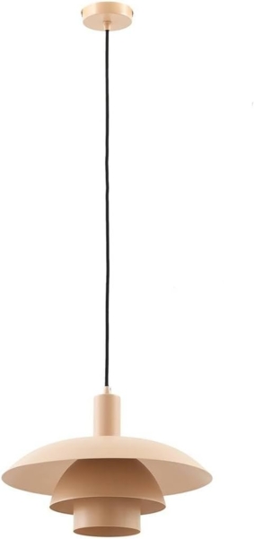 Lindby Hängeleuchte Elorri, Metall, Creme IP20, 1 x 15 W LED