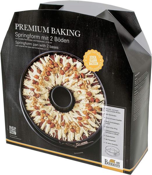 Birkmann Springform Premium Baking 2 Böden | Auswahl : 28 cm