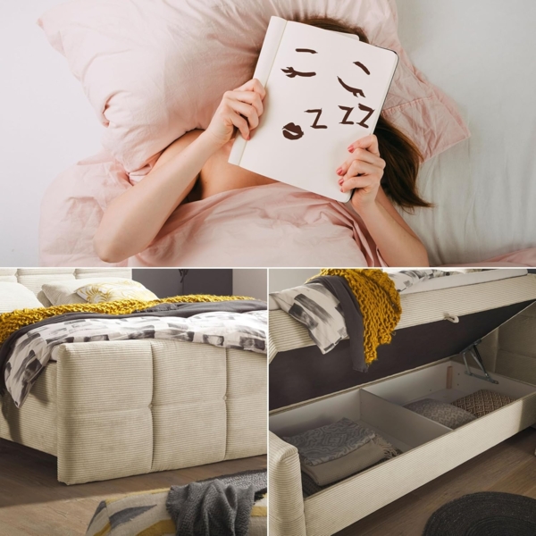 Boxbett Tijuana mit Bettkasten Breitcord Bild 7